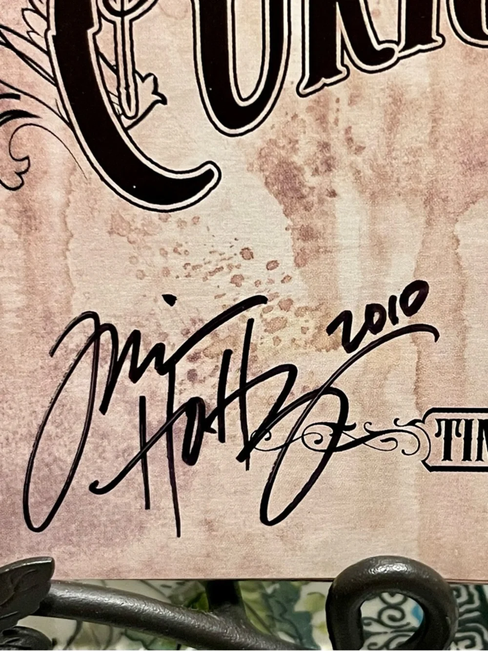 TIM HOLTZ A Compendium of Curiosities Book - VOLUME ONE - AUTOGRAPHED LIKE NEW